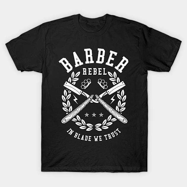 Barber Rebel T-Shirt by Hudkins